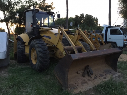 Komatsu WB97s. ☎️โทร 098-320 6676