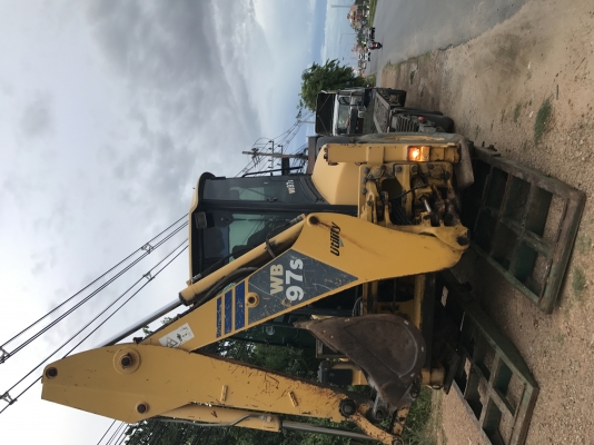 Komatsu WB97s. ☎️โทร 098-320 6676