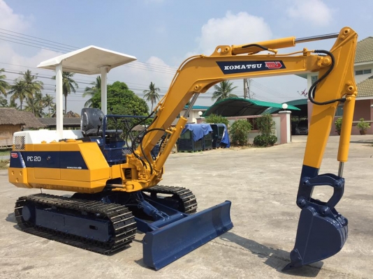 รถขุด KOMATSU PC20-6 ทำสีใหม่ มือสองนำเข้าญี่ปุ่น