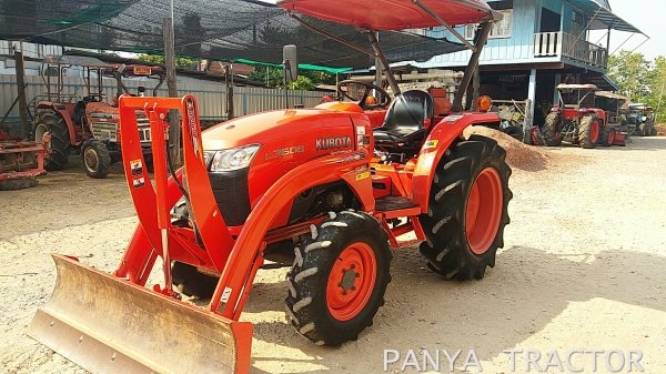 รถเข้าใหม่#ปัญญาแทรคเตอร์..จัดมาให้ครับ ด่วน 295,000 บาท.คูโบต้าL3608 ใบมีดคานบนSD160 ผานพรวน6&times