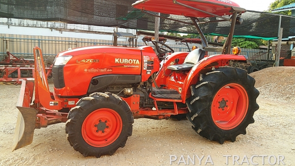 รถเข้าใหม่#ปัญญาแทรคเตอร์..จัดมาให้ครับ ด่วน!!  395,000 บาท.   คูโบต้าL4708 ใบมีดคานล่างFD185  ผาน6&times;24เฮฟวี่พลัส  สีเดิมๆ  สภาพพร้อมใช้ จัดส่ง อ.เก้าเลี้ยว จ.นครสวรรค์