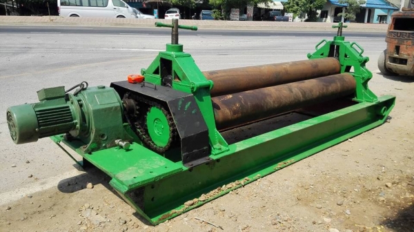 ** SOLD ** เครื่องม้วนเหล็ก ขนาด 5 ฟุต 150 cm ม้วนหนา 4 มม ไฟ 380V พร้อมใช้งาน