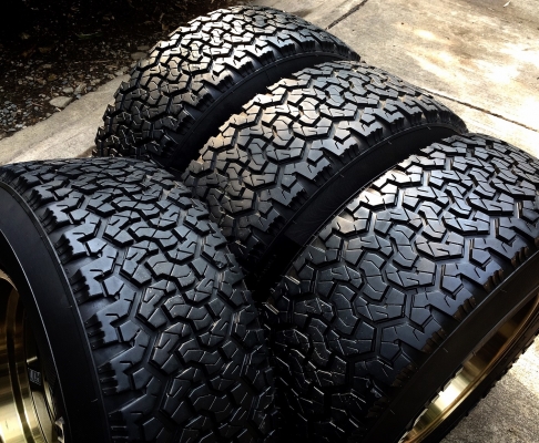 ล้อTE37x ขอบ16x9 off 0 ยางMonsterTires ALL-Terrain 265/70/16 ปี16ทั้ง4เส้น