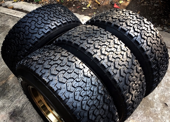 ล้อTE37x ขอบ16x9 off 0 ยางMonsterTires ALL-Terrain 265/70/16 ปี16ทั้ง4เส้น