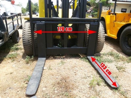 ขายรถโฟล์คลิฟ HYSTER   ขนาดยก 15 ตัน เครืองดีเซล (สภาพพร้อมใช้งาน)เสาสูง 5.40 เมตร งา170 Cm*133 Cm