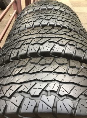 ยาง All Dunlop 31 10.5 R15 ปลายปี15 ดอกเต็ม ไม่มีปะ เนื้อนิ่มๆ ใช้ยาว ราคาไม่แพง