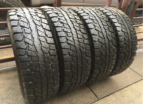 ยาง All Dunlop 31 10.5 R15 ปลายปี15 ดอกเต็ม ไม่มีปะ เนื้อนิ่มๆ ใช้ยาว ราคาไม่แพง