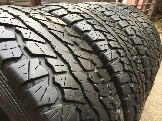 ยาง All Dunlop 31 10.5 R15 ปลายปี15 ดอกเต็ม ไม่มีปะ เนื้อนิ่มๆ ใช้ยาว ราคาไม่แพง
