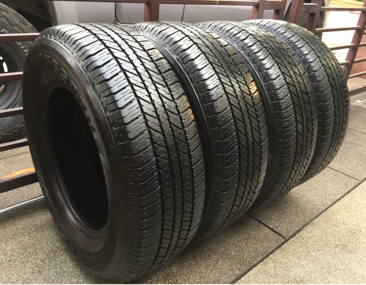 ยาง Bridgestone 265 65 17 ปี15 ดอกเต็ม ไม่มีปะ เนื้อนิ่มๆ ใช้ยาว ราคาไม่แพง