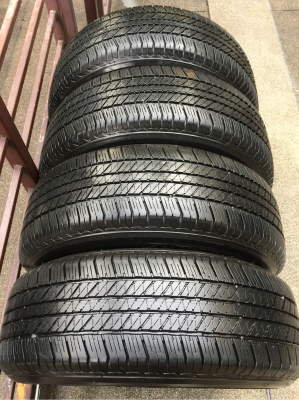ยาง Bridgestone 265 65 17 ปี15 ดอกเต็ม ไม่มีปะ เนื้อนิ่มๆ ใช้ยาว ราคาไม่แพง