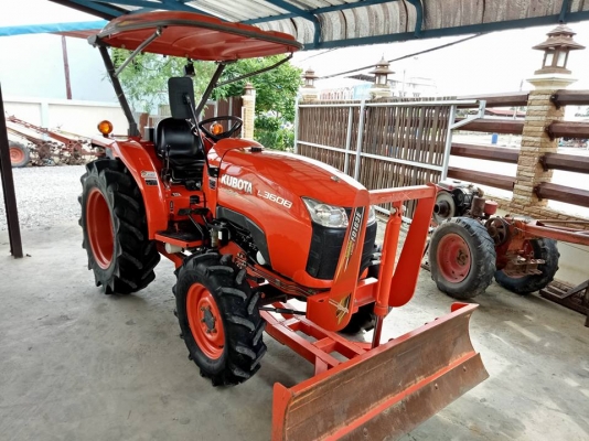 คูโบต้า L3608DT 4 WD 2 เพลา เกรด AAA ..ใบมีดดันหน้า่ ผานหลังใหม่  ทำงาน 289 ชั่วโมง สีเดิมๆโรงงาน 100\%