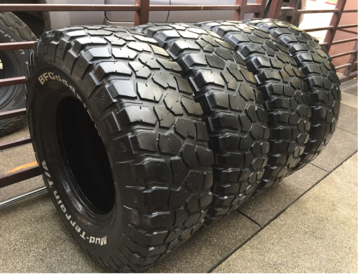 ยาง Mud BF Goodrich 285 75 16 ปี12 พร้อมใช้งาน ราคาไม่แพง