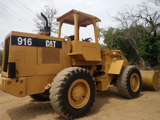 รถตักล้อยางCat916 สภาพสวย ใช้งานได้ดี