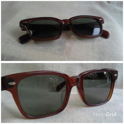 แว่นตาอเมริกันนิวเวย์ฟาเรอร์ ยุค &#039;2000s  สมบูรณ์แบบที่สุด!  Authentic DARBY handmade in USA