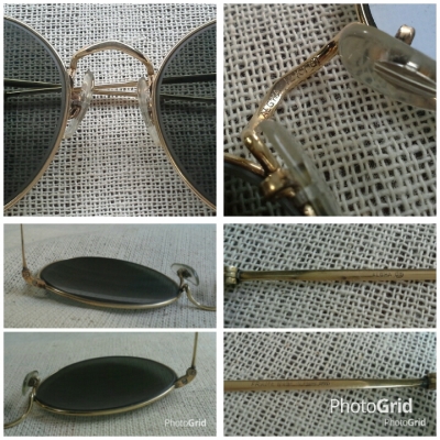 แว่นตา &#039;อัลก้า - ผู้ยิ่งใหญ่&#039;  อิงลิชโกลด์ฟิลด์ ยุค &#039;50s  Vintage ALGHA handmade in England  12 K