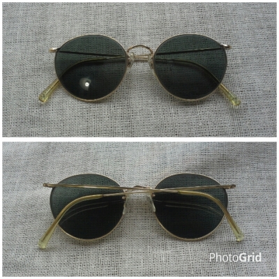 แว่นตา &#039;อัลก้า - ผู้ยิ่งใหญ่&#039;  อิงลิชโกลด์ฟิลด์ ยุค &#039;50s  Vintage ALGHA handmade in England  12 K