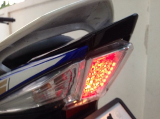 Yamaha Mio125i MX หัวฉีด ล้อแม็กแท้ ตัว Top น้ำเงิน ขาว ปี 2015 สวยใหม่