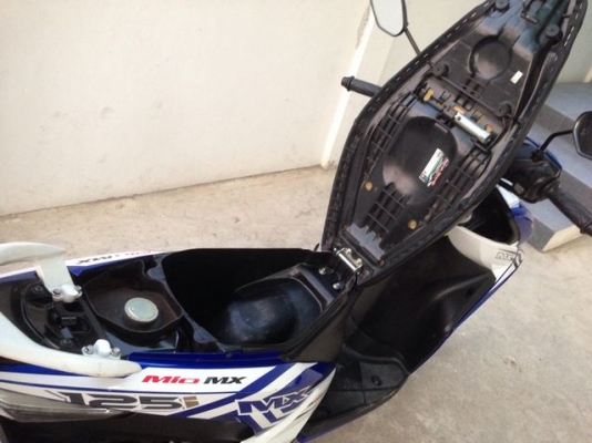 Yamaha Mio125i MX หัวฉีด ล้อแม็กแท้ ตัว Top น้ำเงิน ขาว ปี 2015 สวยใหม่