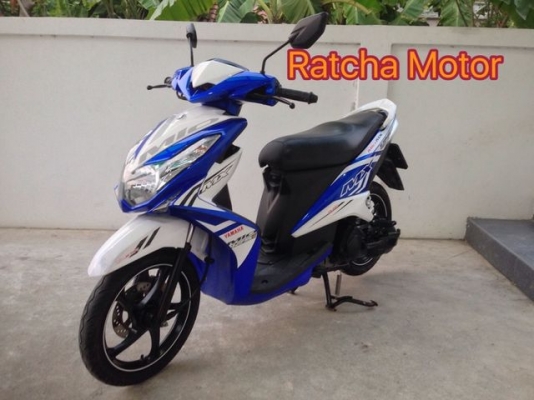 Yamaha Mio125i MX หัวฉีด ล้อแม็กแท้ ตัว Top น้ำเงิน ขาว ปี 2015 สวยใหม่