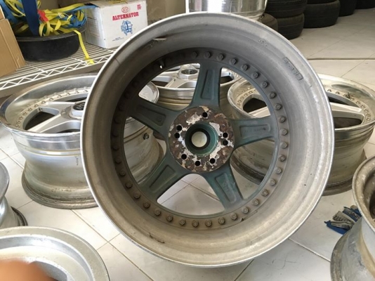 ล้อ STICH 5 SPOKE 3 ชิ้นแท้17 F7.5&quot;+29 R8.5&quot;+34 4,5/114.3 ประมูลญี่ปุ่น