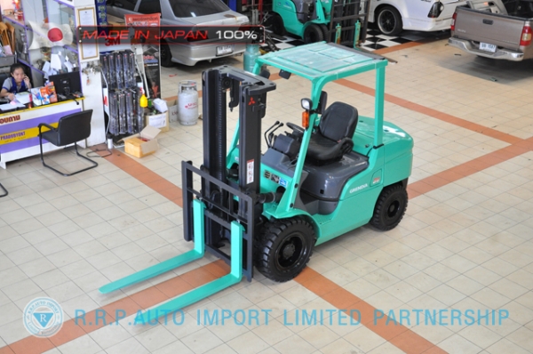 ขายรถโฟล์คลิฟท์มือสอง MITSUBISHI FD35-80273 นำเข้าจากประเทศญี่ปุ่น 100\% ไม่เคยใช้งานในไทย