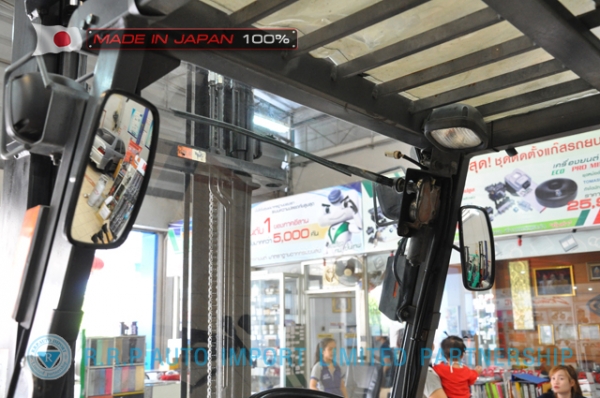 ขายรถโฟล์คลิฟท์มือสอง TOYOTA รุ่น 6FG15-30575 นำเข้าจากประเทศญี่ปุ่น 100\% ไม่เคยใช้งานในไทย