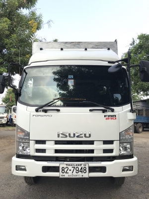 ขาย6ล้อISUZU FRR 210แรงม้ายูโร3 จดปี57กระบะคาร์โก้พร้อมคอกยาว6.50เมตรเจ้าของมือแรกป้ายแดง