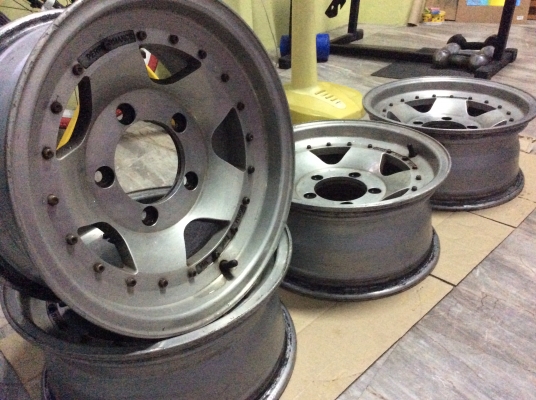 ล้อญี่ปุ่นขอบ15x7&quot; 5รู139.7 ออฟ 0 สวยๆมาใหม่จากญี่ปุ่น