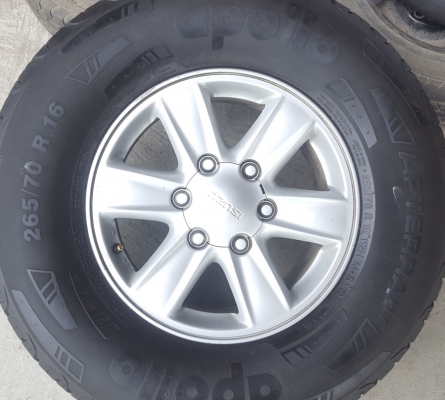 ขายล้อISUZU All 16 ยาง265/70/16 ปี 14 4 ล้อ ขายล้อISUZU All 16 ยาง265/70/16 ปี 14 4 ล้อ