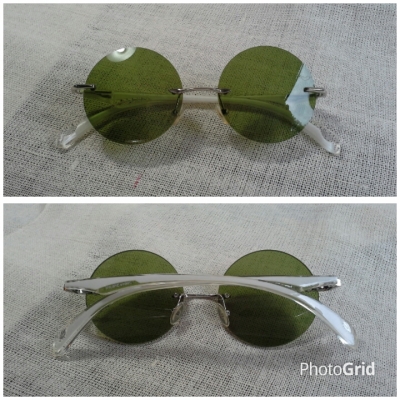 แว่นตาเยอรมันร่วมสมัย   &#039;หยดน้ำ จอห์น เลนนอน&#039; ที่น่าสนใจที่สุด  Authentic PILIPE Sport handmade in Germany