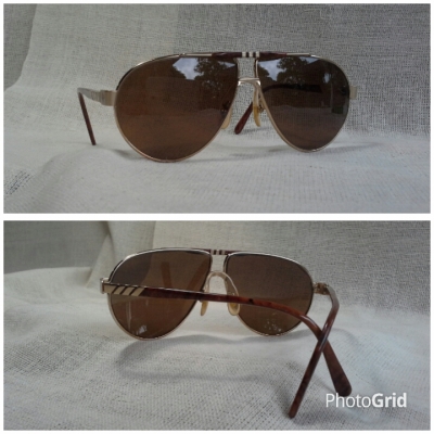 แว่นตาหรูหราเก่าแก่ผู้ดีอังกฤษ  โมเดลสุดหล่อ &#039;หยดน้ำตา - นักบิน&#039;  Vintage JOHN PLAYER SPECIAL handmade in England