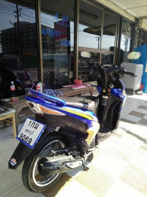 Mio 125 รุ่น RR ปี 2553 สีดำน้ำเงินเหลือง รถสวย สภาพดี
