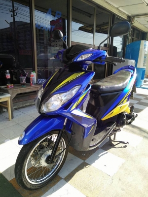 Mio 125 รุ่น RR ปี 2553 สีดำน้ำเงินเหลือง รถสวย สภาพดี
