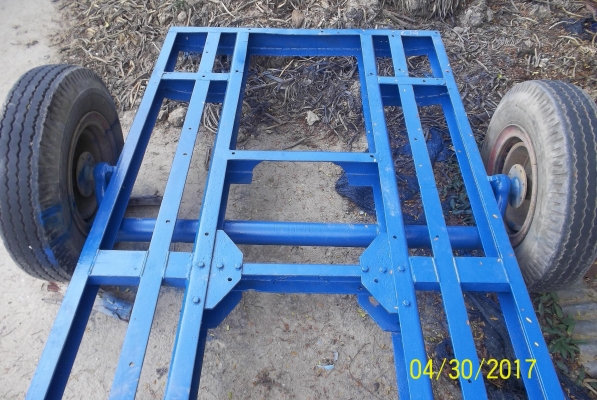 ขายเทรนเลอร์ บรรทุกแมคโค น้อย  ยาว 280 กว้าง 140 ยาง700 ขอบ16