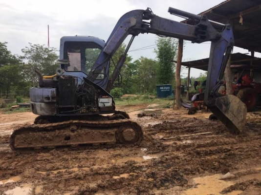 ขาย 395,000 บาท KOMATSU PC 75 UU-2 เครื่องดี ปั้มแรง โช่หนา  เอวแน่น พร้อมใช้งาน เอกสารชื้อขาย   รถอยู่ จ.อำนาจเจริญ โทร&amp;ไอดีไลน์ 0610710295