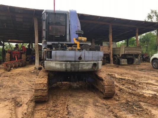 ขาย 395,000 บาท KOMATSU PC 75 UU-2 เครื่องดี ปั้มแรง โช่หนา  เอวแน่น พร้อมใช้งาน เอกสารชื้อขาย   รถอยู่ จ.อำนาจเจริญ โทร&amp;ไอดีไลน์ 0610710295