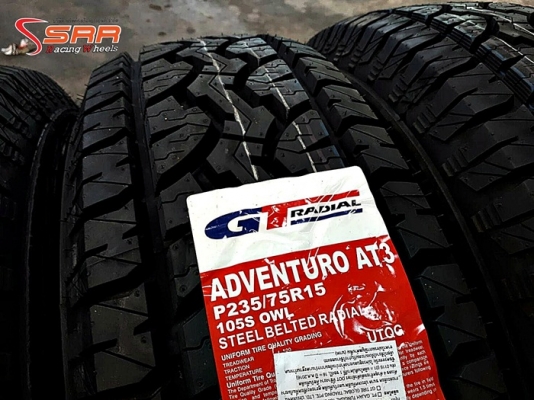 GT RADIAL ADVENTURO AT3 235/75R15 เส้นละ 2,900 บาท