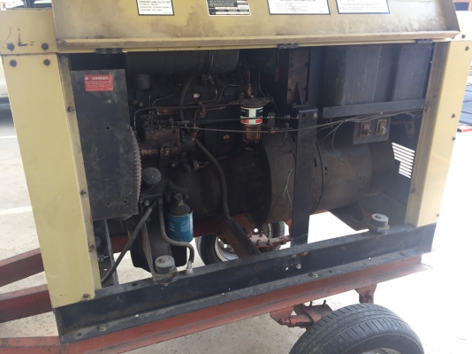 เครื่องปั้นไฟพร้อมเชื่อม Hobart mega arc 5040d diesel