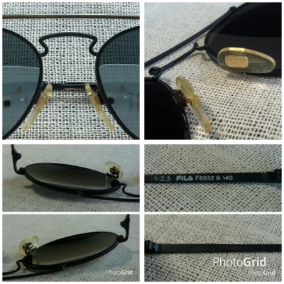 แว่นตาอิตาเลียนวินเทจยุค '90s 'ราชสีห์ดำ - เลนส์ปรอท' Original FILA handmade in Italy แว่นตาอิตาเลียนวินเทจยุค '90s 'ราชสีห์ดำ - เลนส์ปรอท' Original FILA handmade in Italy