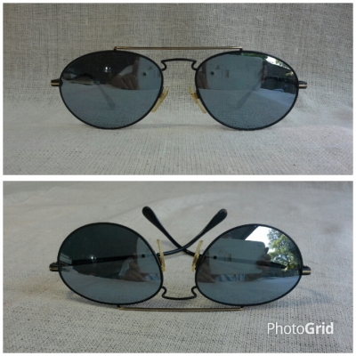 แว่นตาอิตาเลียนวินเทจยุค '90s 'ราชสีห์ดำ - เลนส์ปรอท' Original FILA handmade in Italy แว่นตาอิตาเลียนวินเทจยุค '90s 'ราชสีห์ดำ - เลนส์ปรอท' Original FILA handmade in Italy