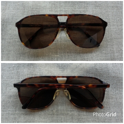 แว่นตาแบรนด์หรูอเมริกันวินเทจ  &#039;สตีฟ แมคควีน โมเดล&#039;  Vintage POLO RALPH LAUREN handmade in Japan  บิ๊กไซซ์!