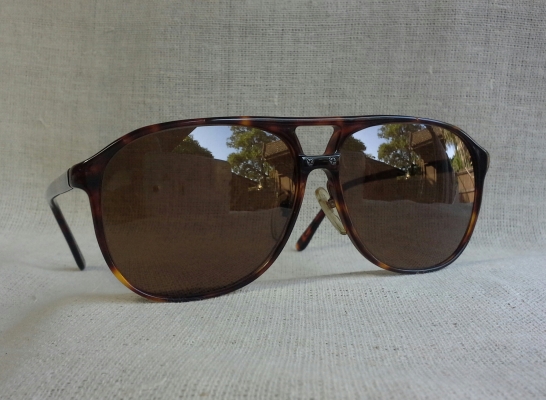 แว่นตาแบรนด์หรูอเมริกันวินเทจ  &#039;สตีฟ แมคควีน โมเดล&#039;  Vintage POLO RALPH LAUREN handmade in Japan  บิ๊กไซซ์!