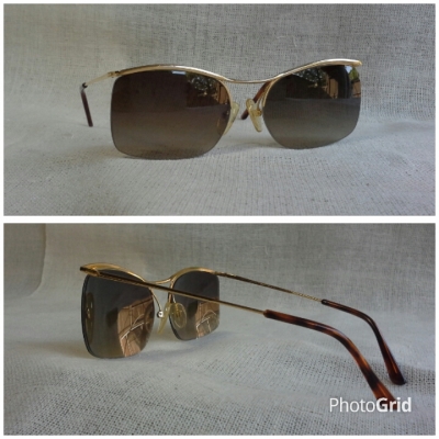 แว่นตาโกลด์ฟิลด์ฝรั่งเศสยุค &#039;70s &#039;เดอะ บิ๊กเนม&#039;  Vintage ESSILOR handmade in France