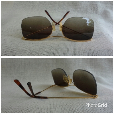 แว่นตาโกลด์ฟิลด์ฝรั่งเศสยุค &#039;70s &#039;เดอะ บิ๊กเนม&#039;  Vintage ESSILOR handmade in France