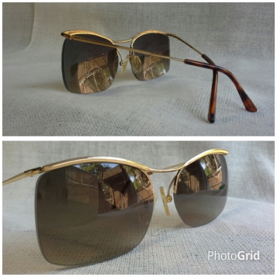 แว่นตาโกลด์ฟิลด์ฝรั่งเศสยุค &#039;70s &#039;เดอะ บิ๊กเนม&#039;  Vintage ESSILOR handmade in France