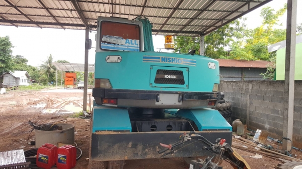 ขาย แบคโฮล้อยาง 4WD KOBELCO SK100W YE03 สภาพสวยพร้อมใช้งาน เครื่องดี ปั้มแรง ไฟฟ้าครบ เอกสารใบอินวอยซ์