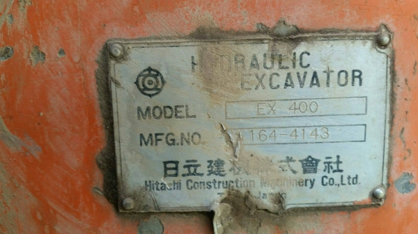 EX400-1และ3 รถจอด ใช้งานได้ปกติ สภาพดี เอกสารอินวอยล์