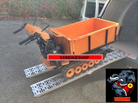 บันไดอลูมิเนียมสำหรับนำมอเตอร์ไซค์ขึ้นรถกระบะเพื่อขนย้าย2,500บ.