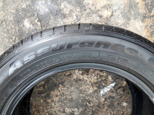 ยางGOODYEAR รุ่น Assurance 205/55R16 สัปดาห์ที่17ปี2016 #ลงพื้นปลายปี2016 ยางสภาพสวยมากๆดอกเยอะมากๆคุ้มสุดๆใช้อีกยาวๆไม่แพง