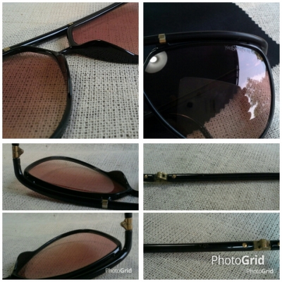 แว่นตาที่สุดแห่งที่สุดของแบรนด์เนมฝรั่งเศส  โมเดลซาบซึ้ง &#039;หยดน้ำตา&#039;  Vintage YVES SAINT LAURENT handmade in Paris, France  บิ๊กไซซ์!